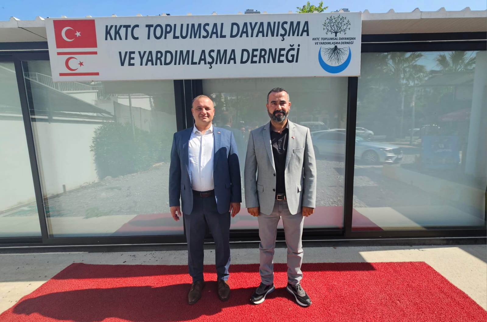 KKTC Maliye Bakanı Sayın Alişan ŞAN Derneğimizi ziyaret etti.